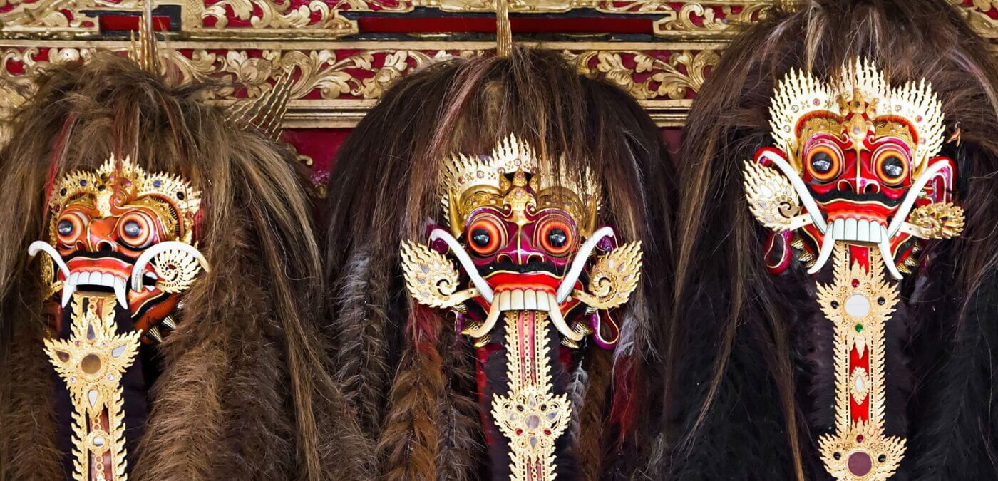 Masque typique indonésie - Naga Rum